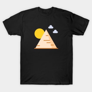 Pyramid Minimal Teachers Students Valentines day T-Shirt